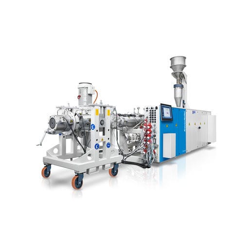 Línea de extrusión multicapas - KraussMaffei - de tubo / para PP / para PE