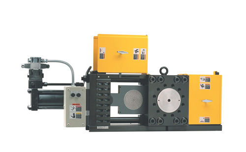 Intercambiador de filtros discontinuo - EH - Nordson Xaloy - de placas deslizantes / hidráulico