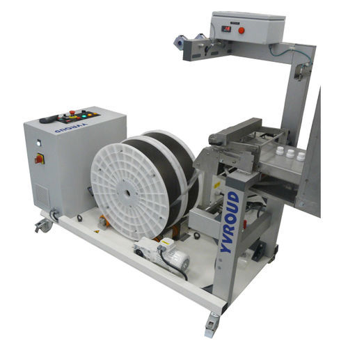 Enrollador de tubo - YVROUD - motorizado / abierto / con doble pedestal