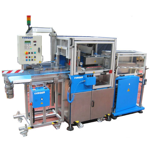 Máquina de corte con guillotina - AT300-80-H - YVROUD - para metal / de tubos / de perfiles