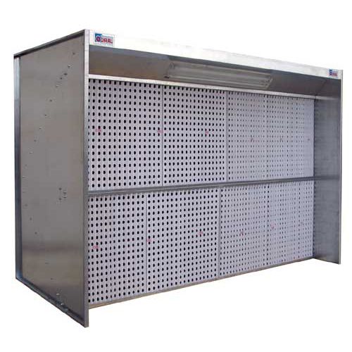 Cabina de pintura abierta - TECNODRY	 - Coral - para piezas de recambio / con filtro seco