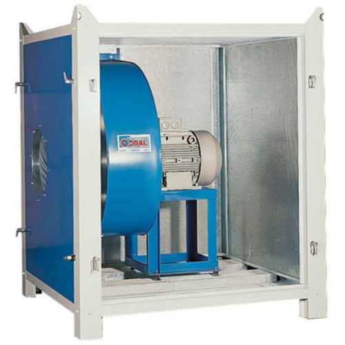 Caja rectangular - Coral - de acero / para grupo electrógeno / de insonorización