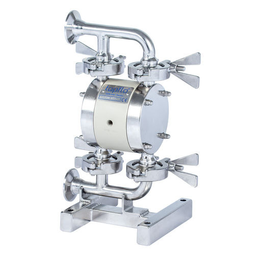 Bomba de doble membrana - T30 - Tapflo - para productos agroalimentarios / industrial / para la industria alimentaria y de la bebida