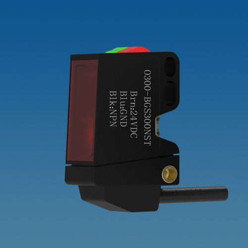 Sensor fotoeléctrico con supresión de fondo - O300-BGS - Intellisense Microelectronics - rectangular / infrarrojo / luz roja