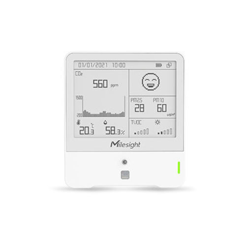 Sensor de calidad de aire de interior - AM30 series - Milesight IoT - de CO2 / PM10 / temperatura