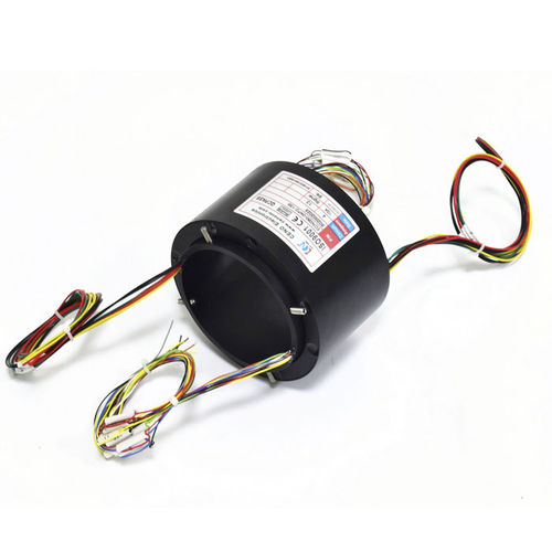 Anillo colector eléctrico - ECN080-04P2-13S - CENO Electronics technology Co., Ltd - con centro hueco / de metal / IP54