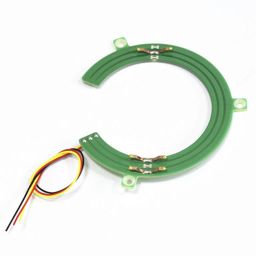 Anillo colector de tipo oblea - PSCN055-03S - CENO Electronics technology Co., Ltd - para automóvil / de bajo par / PCB