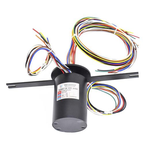 Anillo colector eléctrico - ECN000-02P-20P3 - CENO Electronics technology Co., Ltd - eje pasante / industrial / para aplicaciones marinas