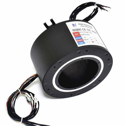 Anillo colector eje pasante - ECN110-08P-12S  - CENO Electronics technology Co., Ltd - industrial / IP54 / de bajo par