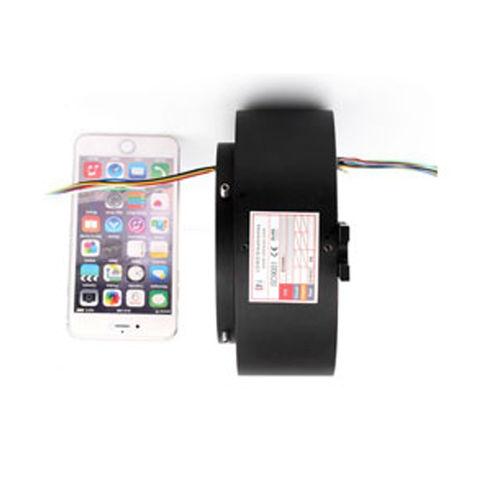 Anillo colector eléctrico - ECN700-06P - CENO Electronics technology Co., Ltd - eje pasante / para mesa rotativa / para grúa