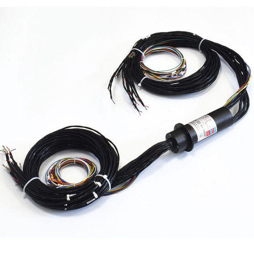 Anillo colector de cápsula - ECN000-64P - CENO Electronics technology Co., Ltd - aleación de aluminio / IP54 / con contactos de oro