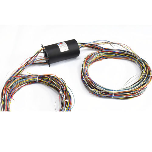 Anillo colector eléctrico - ECN038-20P3-16S  - CENO Electronics technology Co., Ltd - eje pasante / industrial / de metal