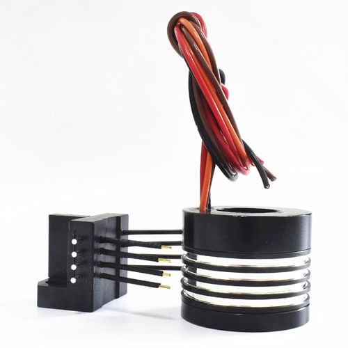 Anillo colector en 2 partes - SCN012-04P - CENO Electronics technology Co., Ltd - industrial / compacto / de escoba multicerdas
