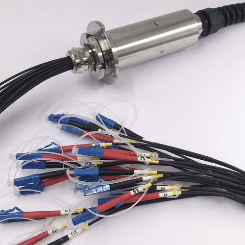 Giratoria de fibra óptica de acero inoxidable - FCN0231G-38 - CENO Electronics technology Co., Ltd - de varias vías / IP65 / estanco