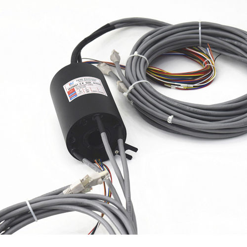Anillo colector vía Ethernet - ECN025-08P1-03EG - CENO Electronics technology Co., Ltd - eje pasante / industrial / IP54