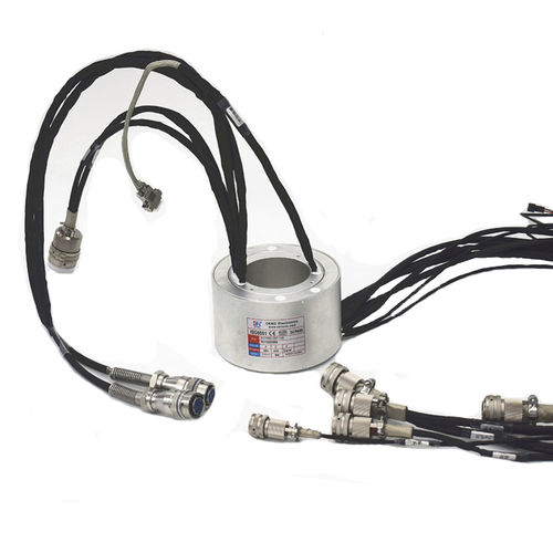 Anillo colector con centro hueco - ECN065-08P-12S - CENO Electronics technology Co., Ltd - industrial / para antena radar / inmune a los ruidos