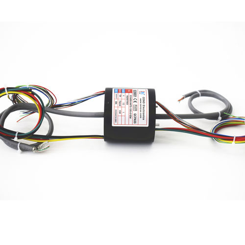 Anillo colector vía Ethernet - ECN000-04P3-10S-01EM  - CENO Electronics technology Co., Ltd - de eje hueco / industrial / aleación de aluminio
