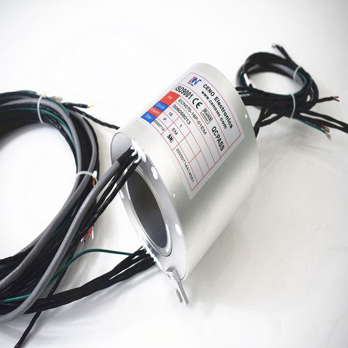 Anillo colector eje pasante - ECN070-18P-01EM - CENO Electronics technology Co., Ltd - para equipamiento médico / para antena radar / para máquina de embalaje