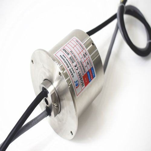 Anillo colector vía Ethernet - ECN008-02P-01EM-IP68 - CENO Electronics technology Co., Ltd - de eje hueco / para plataforma petrolífera / de acero inoxidable