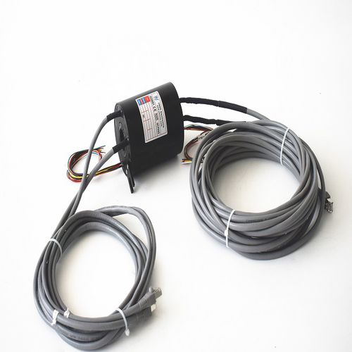 Anillo colector Gigabit Ethernet - ECN025-08P1-02EG - CENO Electronics technology Co., Ltd - de eje hueco / industrial / aleación de aluminio