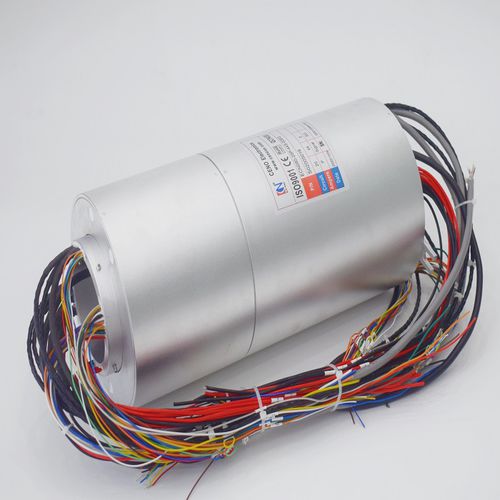 Anillo colector vía Ethernet - ECN080-20P-44S-02EG  - CENO Electronics technology Co., Ltd - Gigabit Ethernet / para bus CAN / con centro hueco