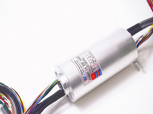 Anillo colector vía Ethernet - ECN025-28P1-08S-03EM - CENO Electronics technology Co., Ltd - con centro hueco / para equipamiento médico / aleación de aluminio