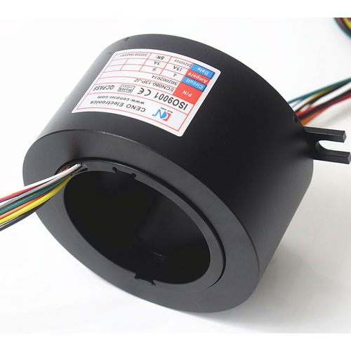 Anillo colector con centro hueco - ECN080-13P-JZ - CENO Electronics technology Co., Ltd - industrial / aleación de aluminio / IP54