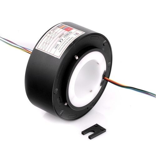 Anillo colector eléctrico - ECN080  - CENO Electronics technology Co., Ltd - eje pasante / industrial / aleación de aluminio
