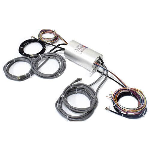Anillo colector Gigabit Ethernet - ECN025-10P1-08S-02EG - CENO Electronics technology Co., Ltd - eje pasante / industrial / de metal