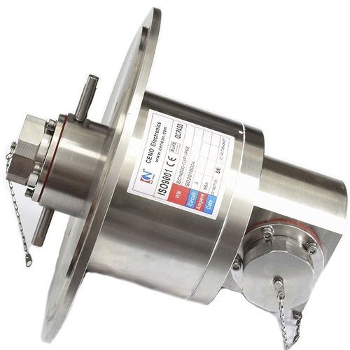 Anillo colector con eje macizo - ECN000-03P-IP68 - CENO Electronics technology Co., Ltd - para aplicaciones marinas / de acero inoxidable / estanco