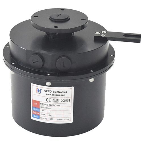 Anillo colector estanco - ECN000-12P2-01PE - CENO Electronics technology Co., Ltd - con eje macizo / de columna / industrial