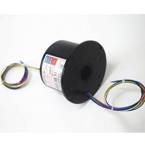 Anillo colector eje pasante - ECN025-06S-IP55 - CENO Electronics technology Co., Ltd - industrial / para grúa / de aluminio