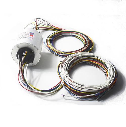 Anillo colector eléctrico - ECN038-15P2-02S - CENO Electronics technology Co., Ltd - con centro hueco / industrial / IP54