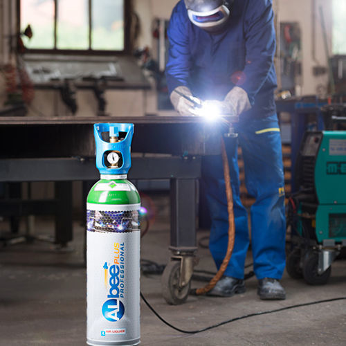 Botella de gas industrial - ALbee&trade; Weld Ar - AIR LIQUIDE FRANCE INDUSTRIE - de gas / portátil