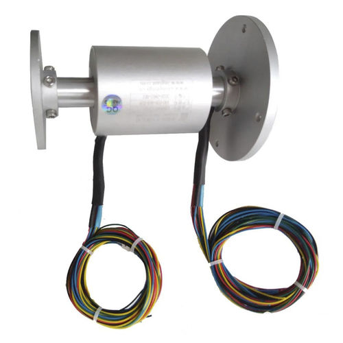 Anillo colector de eje hueco ciego - DHS045-15-1A - JiuJiang Ingiant Technology Co.,Ltd - con eje macizo / para mesa rotativa / para embalaje