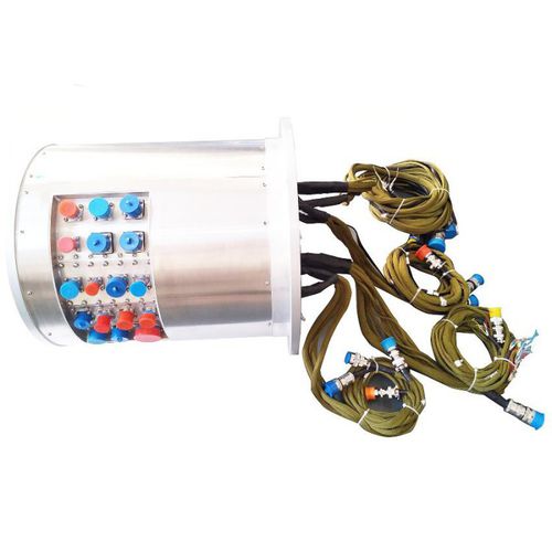 Anillo colector electro-óptico - DHK140-146 - JiuJiang Ingiant Technology Co.,Ltd - hidráulico / de cápsula / con centro hueco