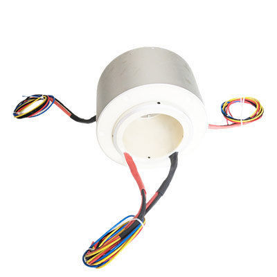Anillo colector eléctrico - DHK100 - JiuJiang Ingiant Technology Co.,Ltd - eje pasante / para enrollacable / para aerogenerador