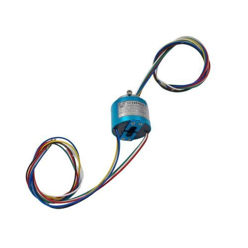 Anillo colector con centro hueco - DHK012-6-5A - JiuJiang Ingiant Technology Co.,Ltd - para aplicaciones de videovigilancia / para aplicaciones industriales / para mesa rotativa