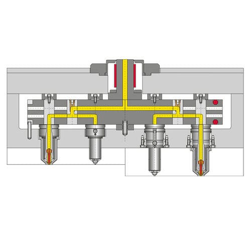 Distribuidor de canal caliente - HPS III-TE - EWIKON Heißkanalsysteme GmbH