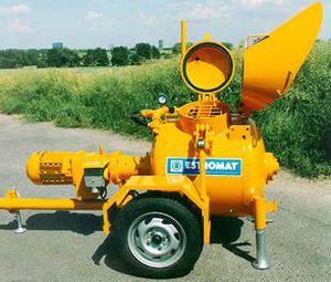 Transportador mezclador de mortero eléctrico - ESTROMAT 260 E - UELZENER Maschinen GmbH