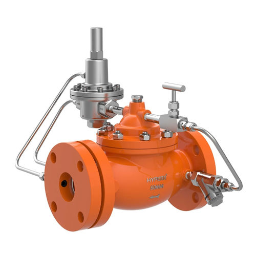 Válvula de regulación de caudal - HV-ACV-06 - Hyper Valves - de membrana / de control asistido / de regulación de presión