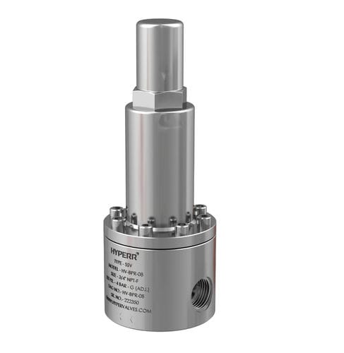 Válvula de seguridad de cierre - HV-SSV-01 - Hyper Valves - de gas / EN 14382 / de acero inoxidable