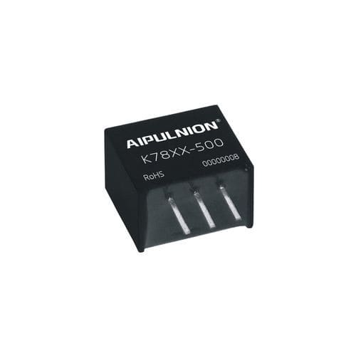 Convertidor DC/DC regulado - K78XX-500 - Guangzhou Aipu Electron Technology Co.,Ltd - con mínimas ondulaciones / SIP / compacto