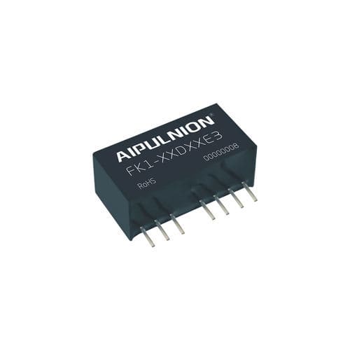 Convertidor DC/DC regulado - FK1-XXXXXE3 - Guangzhou Aipu Electron Technology Co.,Ltd - variación de intensidades de entrada 2:1 / con mínimas ondulaciones / SIP-7
