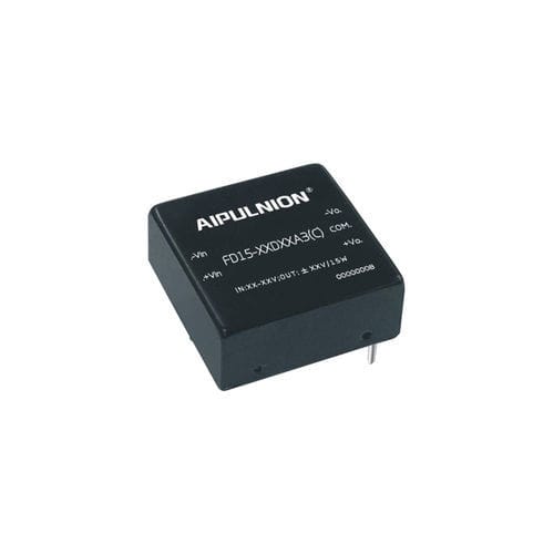 Convertidor DC/DC rango de intensidades de entrada 4:1 - FD15-XXDXXA3(C) - Guangzhou Aipu Electron Technology Co.,Ltd - DIP / en riel DIN / montado sobre bastidor