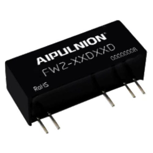 Convertidor DC/DC regulado - FW2-XXDXXD - Guangzhou Aipu Electron Technology Co.,Ltd - SIP / compacto