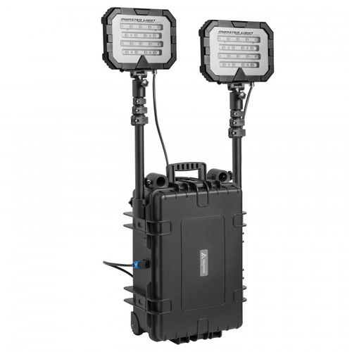 Proyector LED - MONSTERLIGHT TWIN 50  - Mactronic - robusto / portátil / recargable