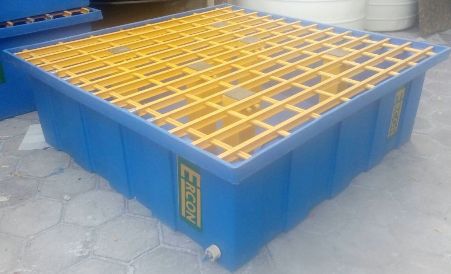 Paleta de retención de polietileno - ESP300T - Ergen Plastic Industries
