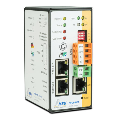 Pasarela ProfiNet - Double-X - MBS GmbH - de comunicación / RS-232 / RS-485