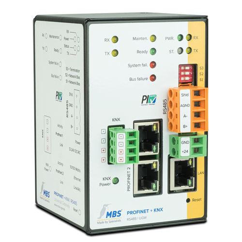 Pasarela de comunicación - Triple-X - MBS GmbH - RS232 / RS-485 / ProfiNet
